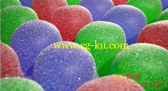 软糖建模材质渲染C4D教程 Cinema 4D – Realistic Gumdrops with Octane Render Tutorial的图片1