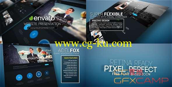 AE模板-网站网页商品促销宣传片头 Website Promo Presentation的图片1