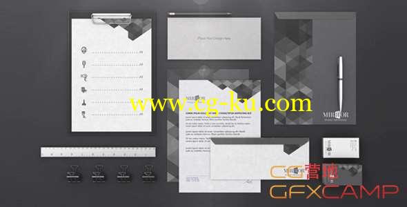 AE模板-简洁品牌化包装介绍展示 Branding - Stationery Presentation的图片1