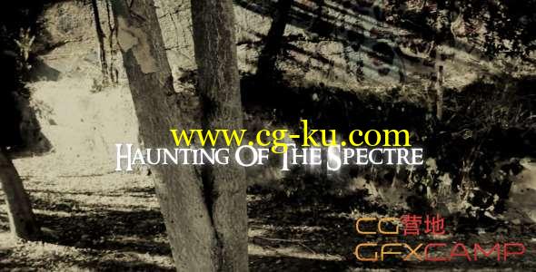 AE模板-实拍场景恐怖文字标题开场 Haunted Horror Titles Project的图片1