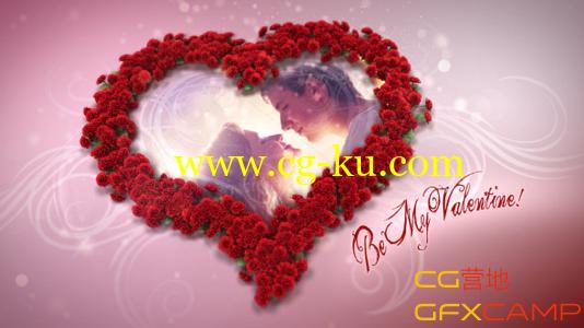 浪漫心形玫瑰婚礼模板 VideoHive Heart Of Roses的图片1