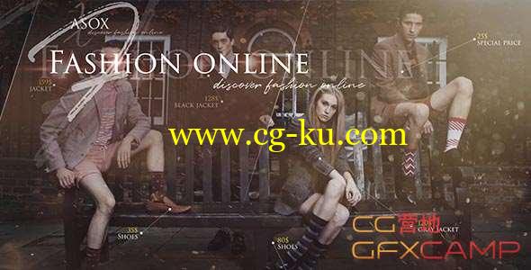 AE模板-时尚商品简洁包装宣传 Fashion Online Shop的图片1