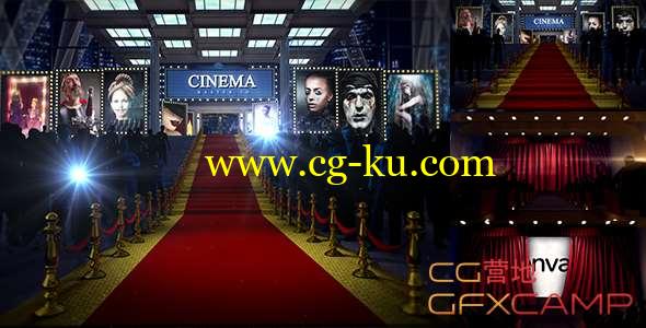 AE模板-红地毯颁奖图片展示片头 Red Carpet 3的图片1