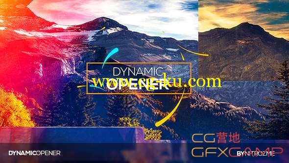 AE模板-拼贴分割图片开场 Dynamic Opener的图片1