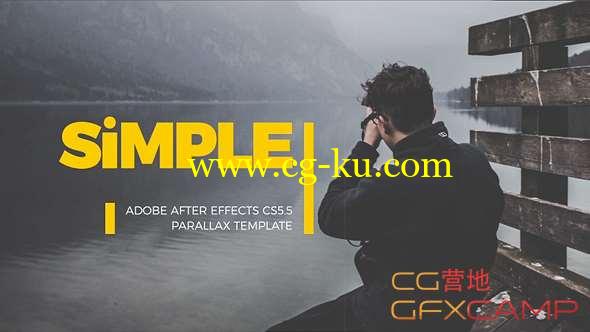 AE模板-简洁幻灯片拼贴片头 Simple Parallax Photo Gallery v3的图片1