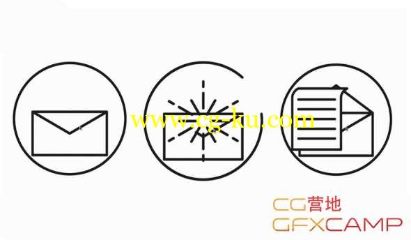 线条风格MG动画AE教程 How to Create an Animated Envelope in After Effects的图片1