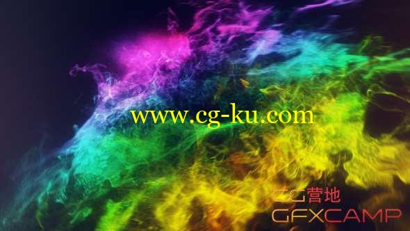 AE模板-多彩粒子汇聚Logo展示 Colors Of Circles Logo Reveal的图片1
