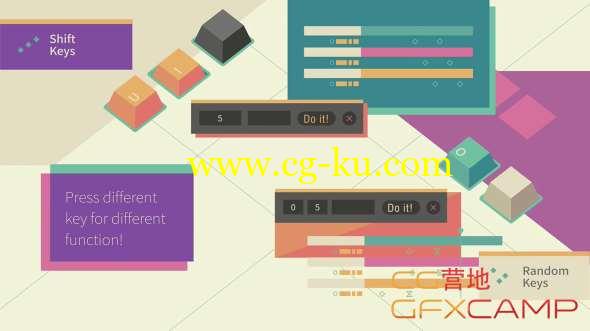 快捷键控制关键帧AE脚本 Aescripts Keyboard V1.0 + 使用教程的图片1