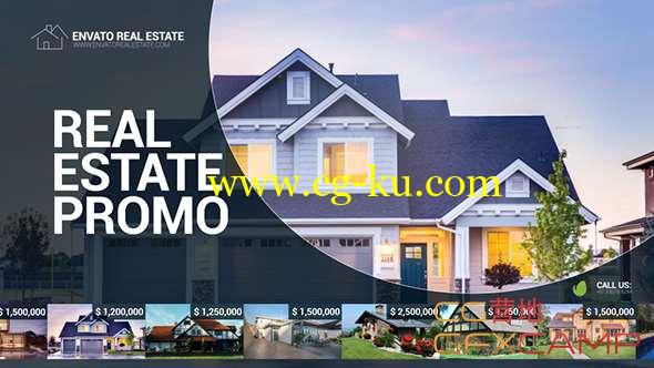 AE模板-房地产建筑室内装修包装动画 Real Estate Promo的图片1