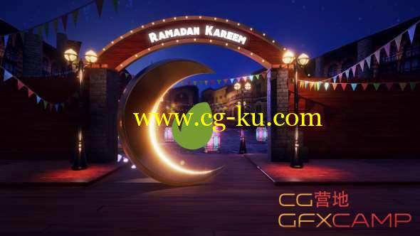 AE模板-斋月场景动画片头 Ramadan Kareem的图片1