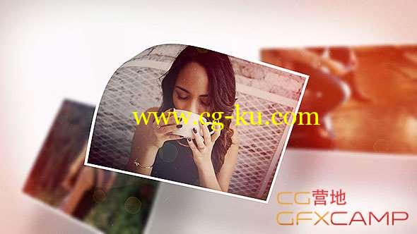 AE模板-图片飘落照片墙展示片头 Photo Slideshow的图片1