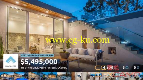 AE模板-房地产装修室内建筑包装动画片头 Realtor Pro - Real Estate Slideshow的图片1