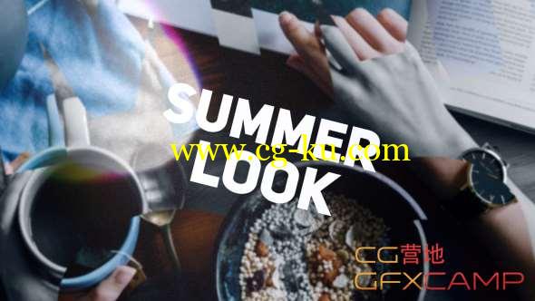AE模板-动感夏天幻灯片快速展示 Summer Look的图片1