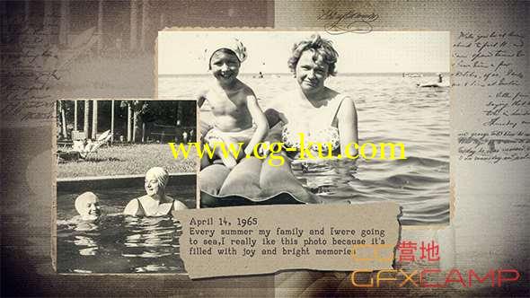 AE模板-旧照片文字复古历史怀旧片头 History In Photographs 2的图片1