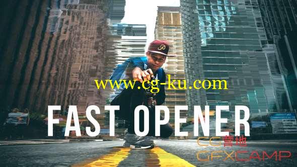 AE模板-快速节奏感文字标题图片开场 Fast Opener的图片1