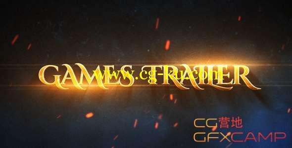 AE模板-大气游戏文字宣传片 Games Epic Trailer的图片1
