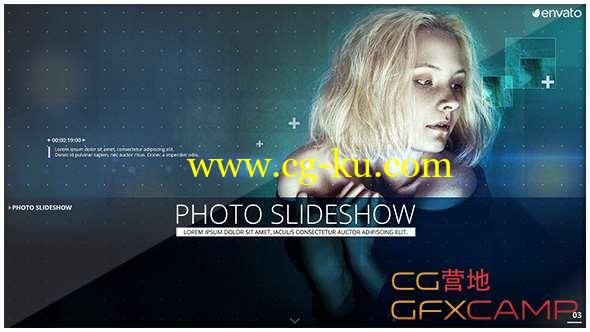 AE模板-图形组合拼贴图片展示 Photo Slideshow的图片1