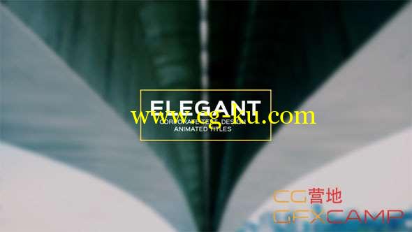 AE模板-时尚简洁文字标题 Modern and Unique Motion Titles的图片1