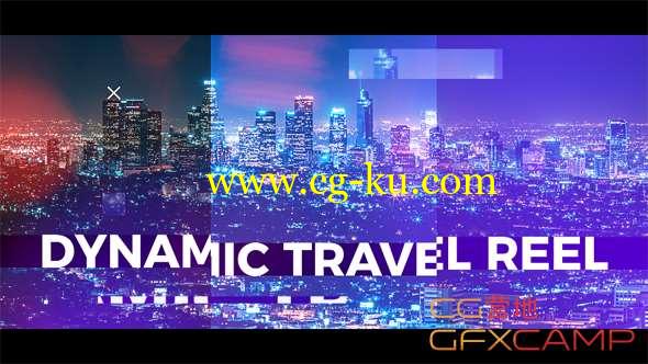 AE模板-旅游图片视频展示 Dynamic Travel Reel的图片1