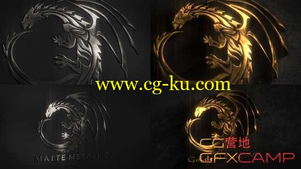 AE模板-三维钢铁质感Logo文字动画 Metal Logo的图片1