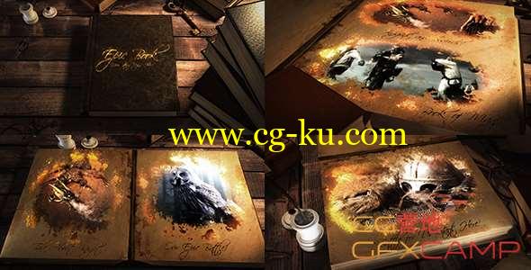 AE模板-历史翻书宣传开场视频 Epic Book的图片1