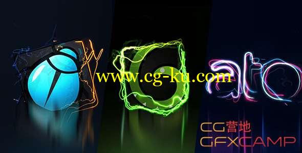 AE模板-电流Logo动画 Electric logo intros的图片1