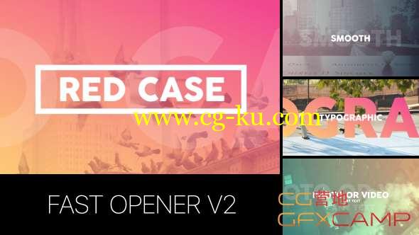AE模板-快速图片视频展示开场 Fast Opener v2的图片1