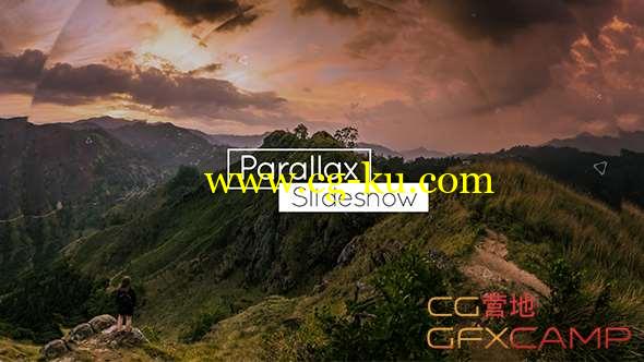 AE模板-图形视差图片展示片头 Parallax Slideshow Kit的图片1