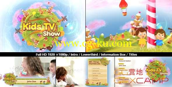 AE模板-可爱卡通儿童节目栏目包装 Kids TV Show Pack的图片1