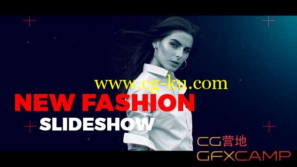 AE模板-复古黑白时尚视频片头包装 Fashion Slideshow的图片1
