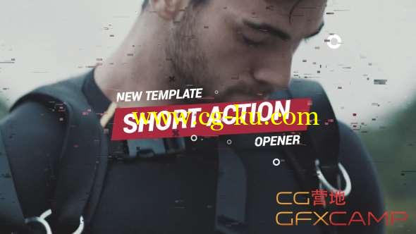 AE模板-动作电影片头视频开场 Short Action Opener的图片1