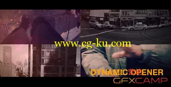 AE模板-动态图片视频片头 Dynamic Opener的图片1