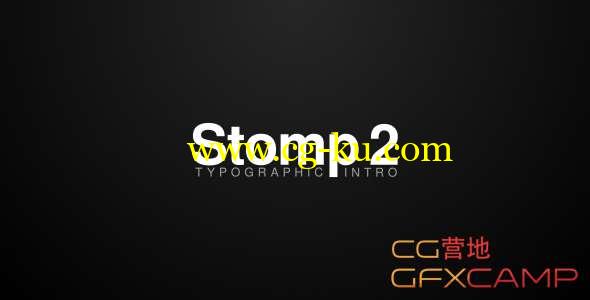AE模板-文字标题快闪开场视频 Stomp 2 - Typographic Intro的图片1