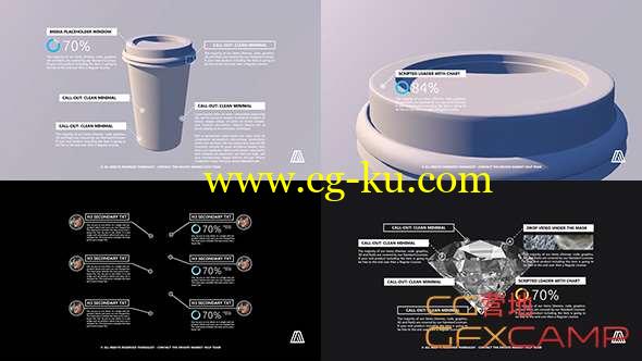 AE模板-33组产品介绍指示线动画 AREA Call-Outs的图片1