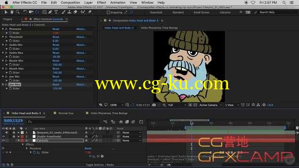 AE口型动画制作教程 Pluralsight - After Effects CC Animating Lip Sync的图片1