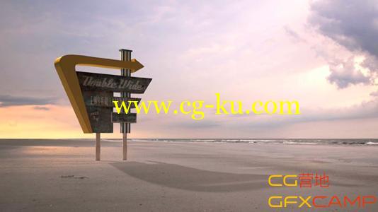 C4D背景合成教程 Cinema 4D – Compositing Background Tutorial的图片1