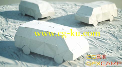 C4D折纸教程 Cinema 4D R13 Paper Folding Animation Tutorial的图片1