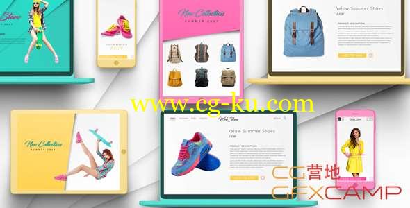 AE模板-网购商品电脑手机宣传片 Online Shop Promo的图片1