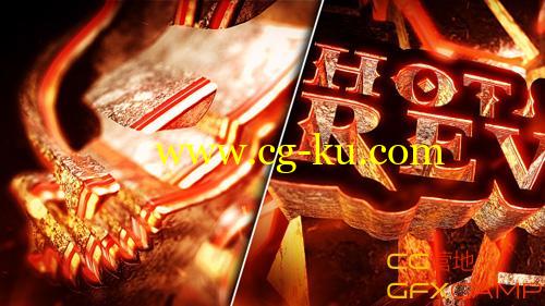 炽热火焰Logo VideoHive Hot Logo Reveal的图片1