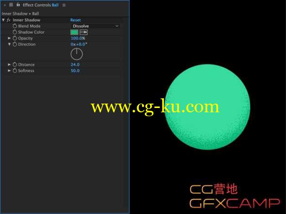 AE图形内渐变投影预设 Inner Shadow v1.1的图片1