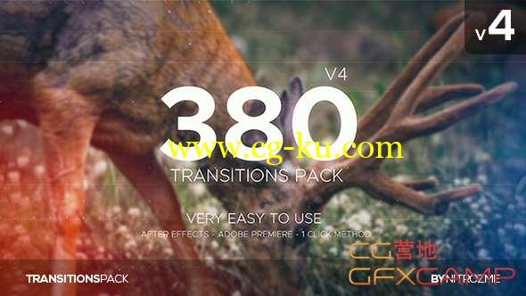 AE模板-380组视频图形转场 Transitions Pack的图片1