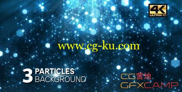 梦幻闪耀粒子背景高清视频素材 Particle的图片1