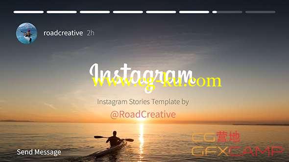 AE模板-INS网络宣传包装展示 Instagram Story的图片1