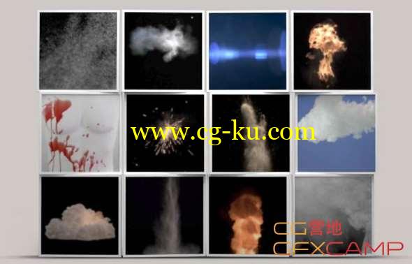 实拍火焰爆炸特效高清视频素材 Magic FX Element Stock Footage的图片1