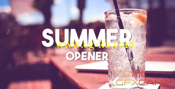 AE模板-时尚快闪文字图片展示 Summer Typography Slides的图片1