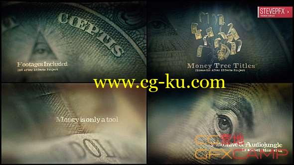 AE模板-钱树片头动画 Money Tree Title的图片1