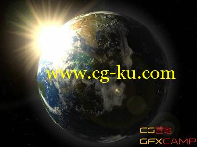 C4D地球模型 HD Earth Rigged的图片1