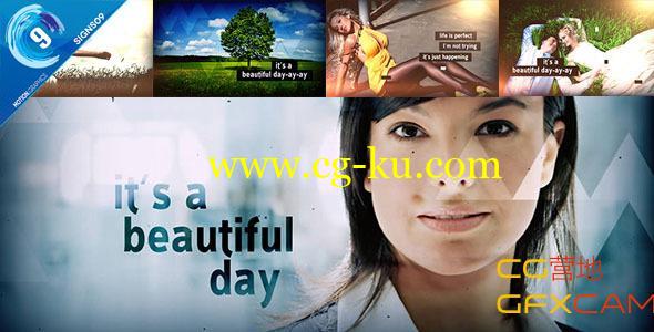 幻灯片展示 VideoHive It’s A Beautiful Day Slideshow的图片1