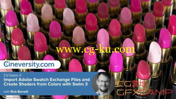 Swatch色彩文件制作着色器C4D插件 Cineversity CV-SwIm 3.01 R18 Win/Mac的图片1