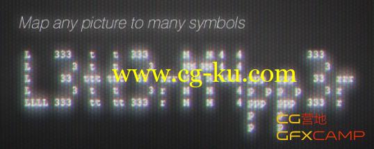 8Bit贴图插件 Aescripts L3tt3rM4pp3r v1.0.1.2 Win＋教程的图片1